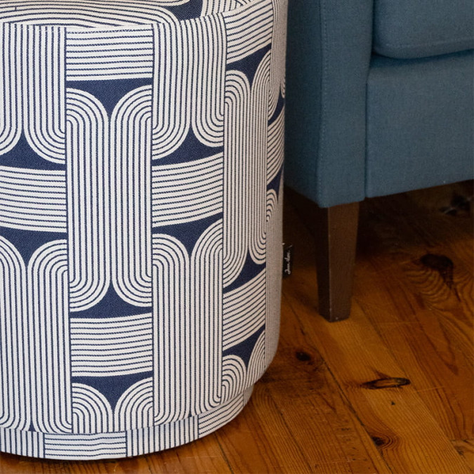 Pouffe Eki Katea Marine - Maison Jean-Vier
