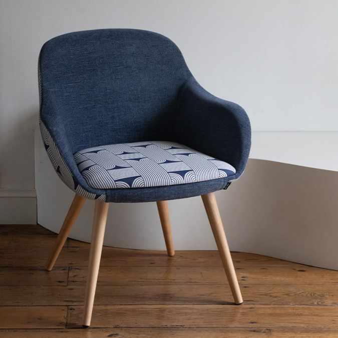 Fauteuil Azal Katea Marine