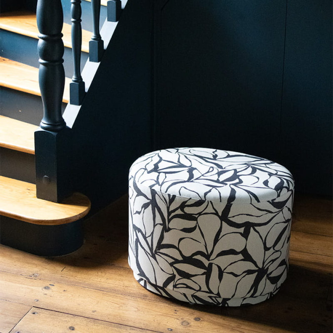Pouf Laia Jardin Anthracite