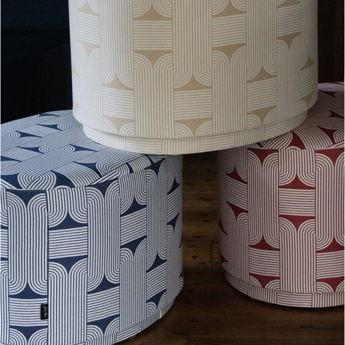 Pouf Laia Katea Bleu Marine