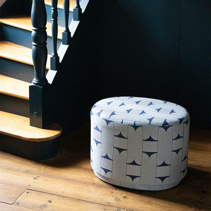 Pouf Laia Katea Bleu Marine