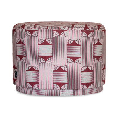 Pouf Laia Katea Rouge Grenat