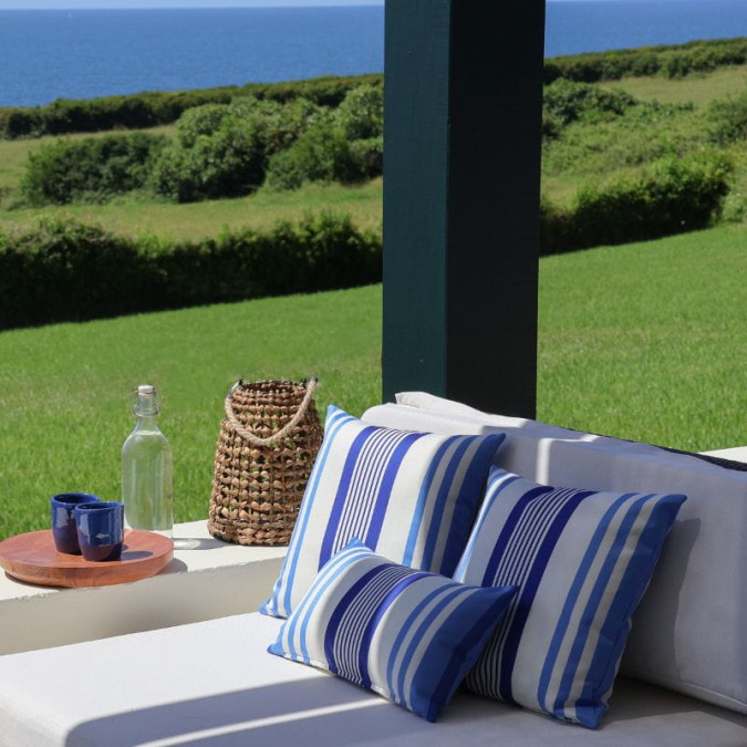 Housse de coussin Biarritz Voilier