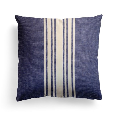 Housse de coussin basque Saint Jean de Luz Littoral | Jean-Vier