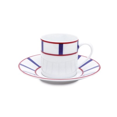 Tasse à café Amatxi Rouge-Bleu