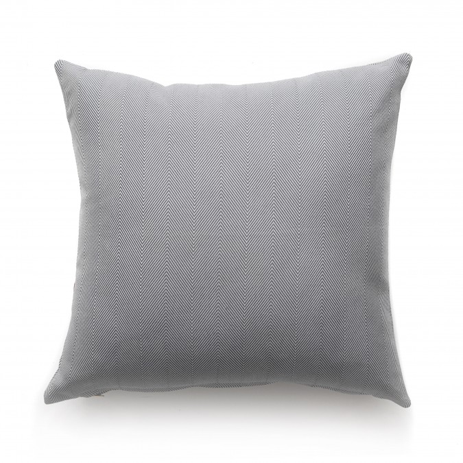 Housse de coussin Lanbroa Gris - Maison Jean-Vier