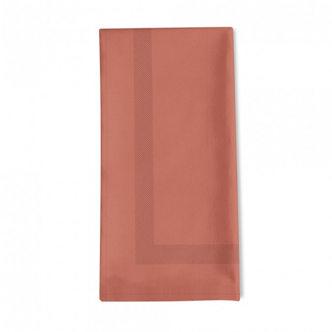 Serviette de table Enea Terracotta 100% coton