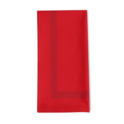 Plain napkin enea red