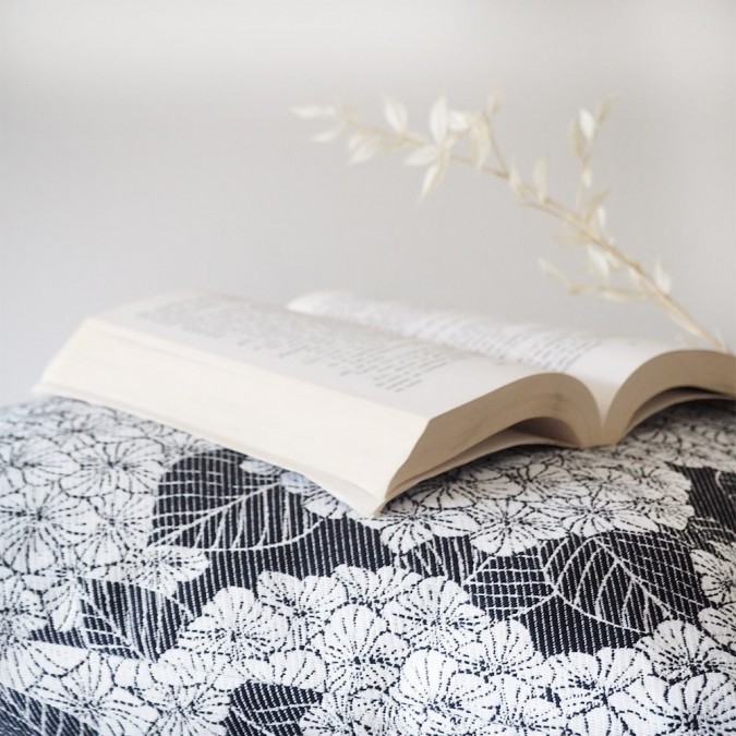 Funda de cojín Patrón de hortensia Bilbatu