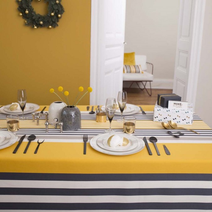 Ainhoa coloured and design tablecloth