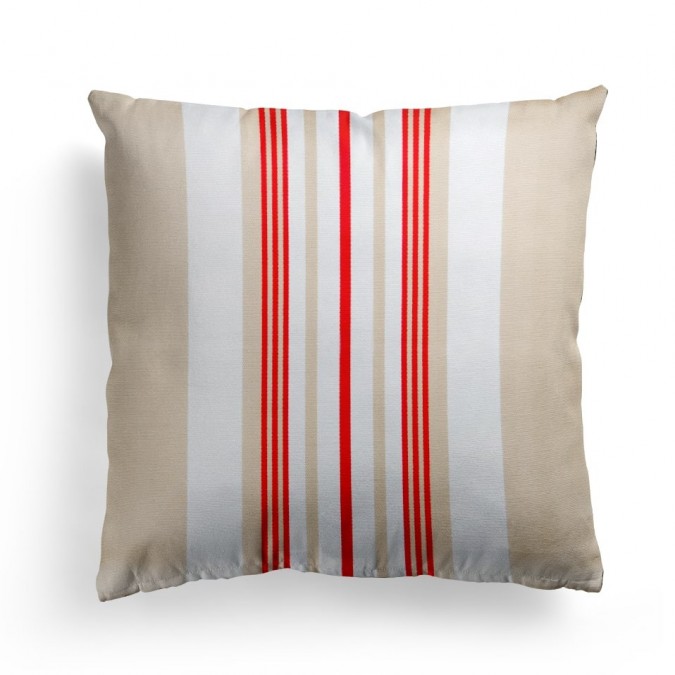 Housse de coussin Donibane Fraise 40x40