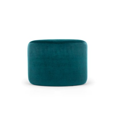 Pouf Mundu Mendi Bleu Paon - Maison Jean-Vier