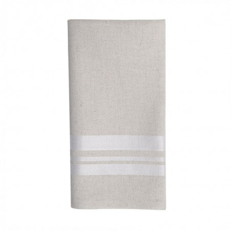 Serviette De Table Saint Jean De Luz Blanc Maison Jean Vier