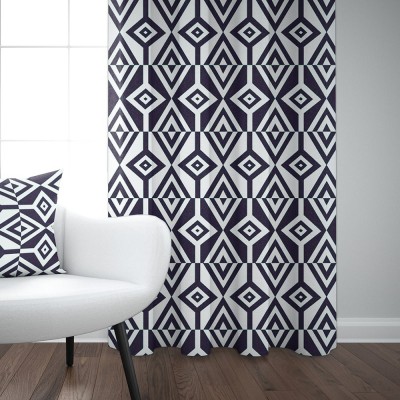 Artez Encre cotton curtain
