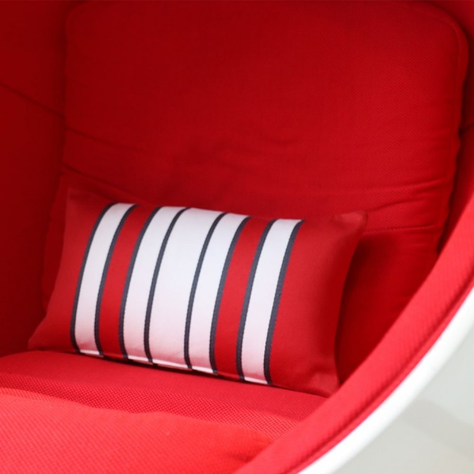 Housse de coussin Espelette couleur rouge