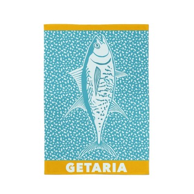 Torchon Kontatu Gétaria Aqua - Maison Jean-Vier
