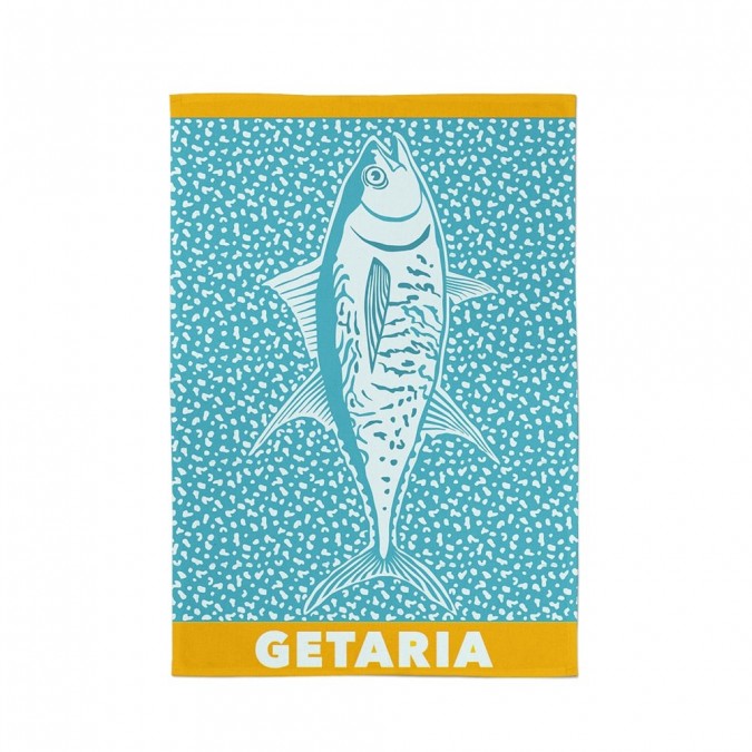 Torchon Kontatu Gétaria Aqua - Maison Jean-Vier