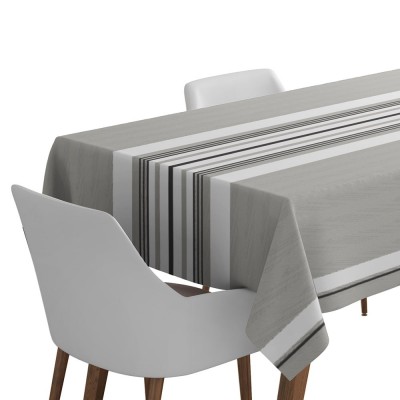 Nappe Donibane Poivre au tissage chevrons
