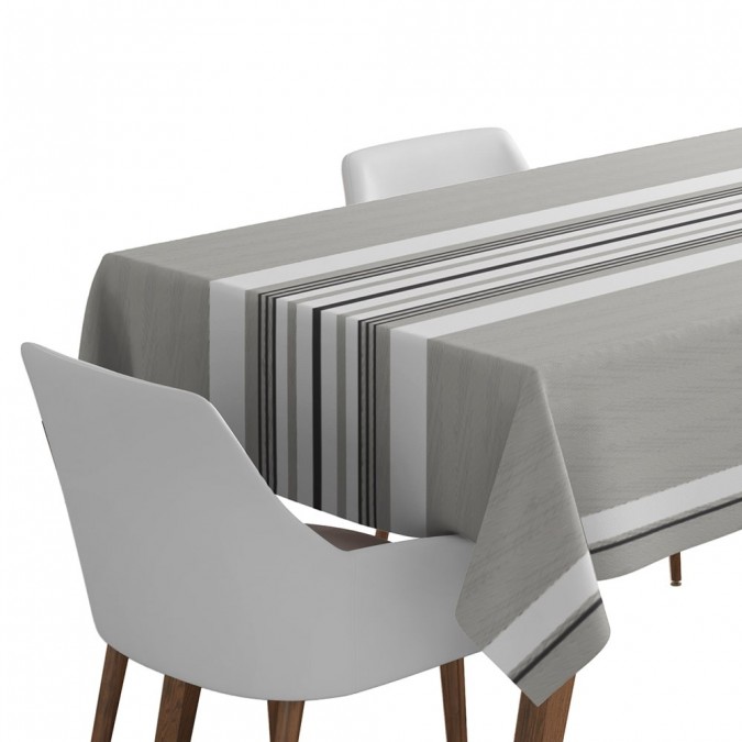 Nappe Donibane Poivre au tissage chevrons