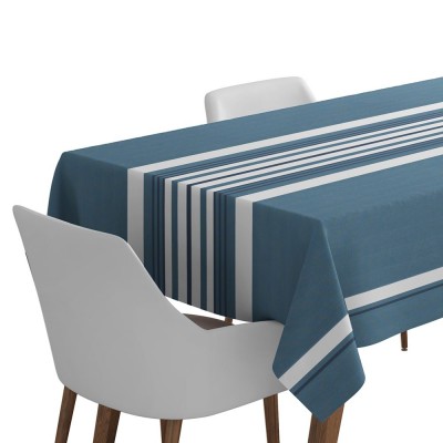 Tablecloth Donibane ocean blue color