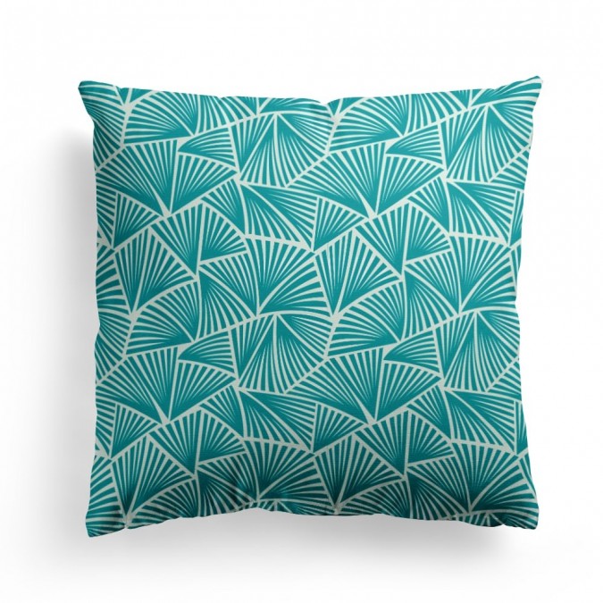 Cushion cover Palma Emerald 40x40