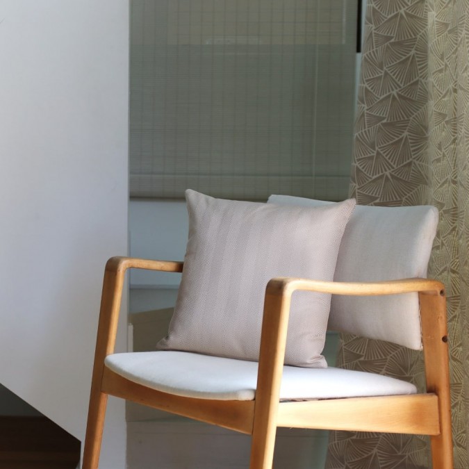 Housse de coussin Lanbroa Beige - Maison Jean-Vier
