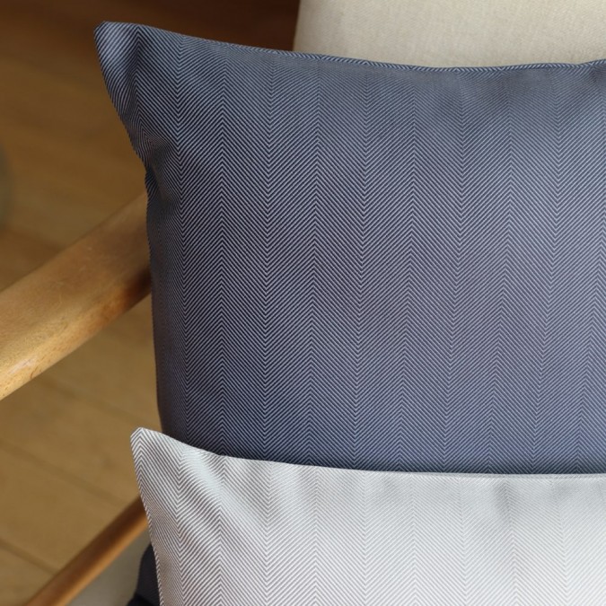 Housse de coussin Lanbroa Bleu - Maison Jean-Vier