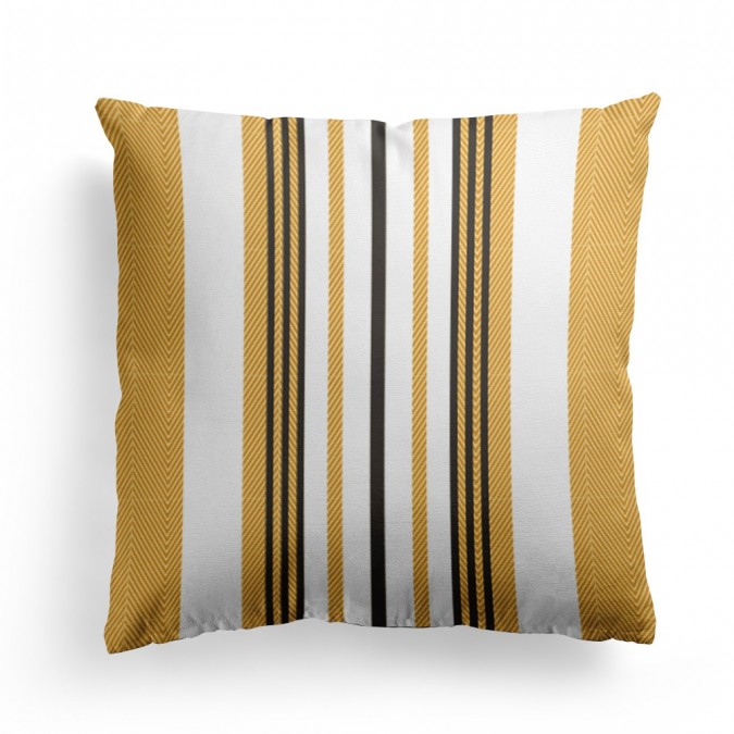 Housse de coussin Donibane Laiton 40x40 cm