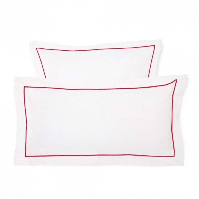 Lot de 2 Taies d'Oreillers Ametsa Rouge Basque