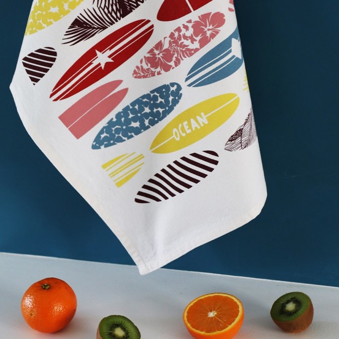 Essuie-mains Koadro Surf en coton 45x60 cm