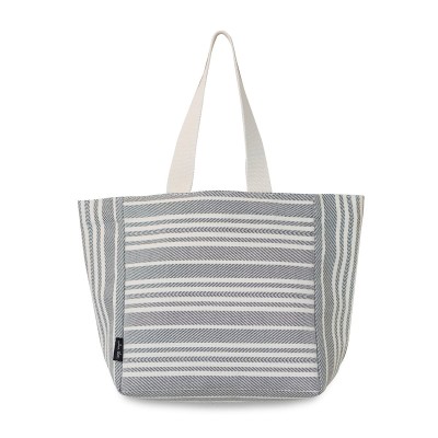 Sac shopping Souraide Ivoire 47x31x17 cm