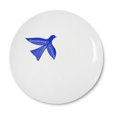Assiette Plate Bakea Encre