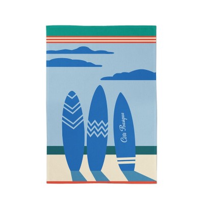 Tea towel Kontatu Surf Azur