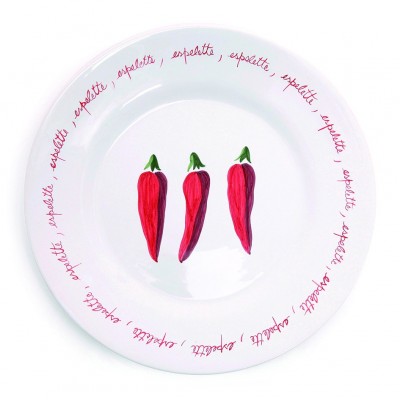 Round dish Piments