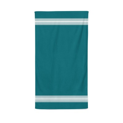 Drap de douche Grand Hotel coton bio couleur Algue inversé