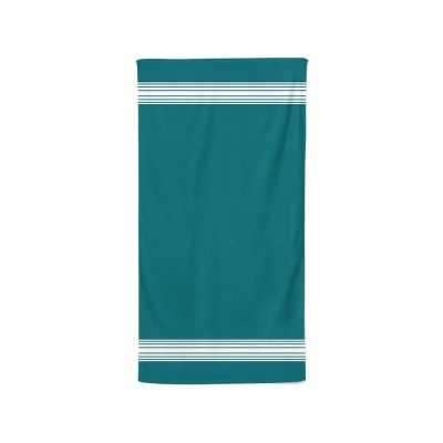 Serviette de bain Grand Hotel coton bio couleur Algue inversé