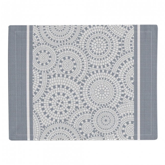 Set de table coton Bilbatu Luma couleur Nuage