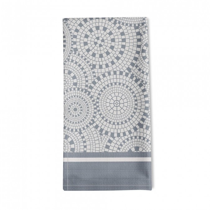 Serviette de table coton Bilbatu Luma couleur Nuage
