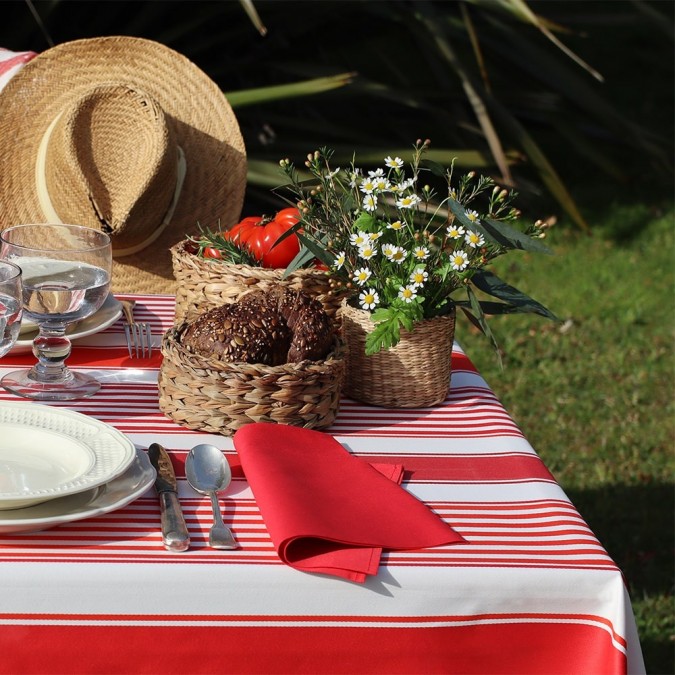 Nappe Enduite Orio Rouge Basque - Maison Jean-Vier