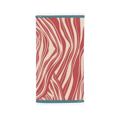 Fouta coton Lurra couleur Terracotta