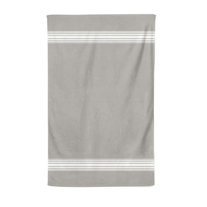 Drap de bain coton bio Grand Hotel couleur Gris