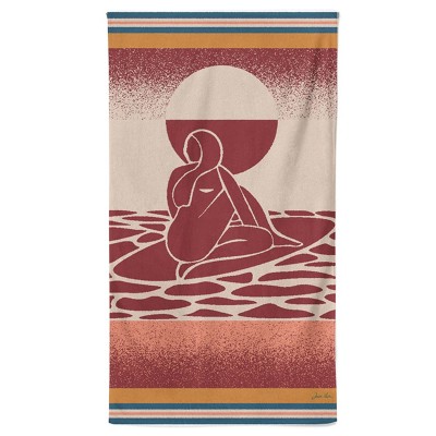 Toalla de playa Yoga Blush