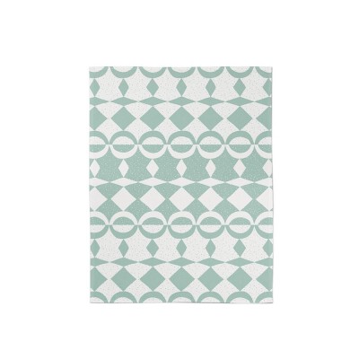 Essuie mains 100% coton Etxeko couleur Sauge