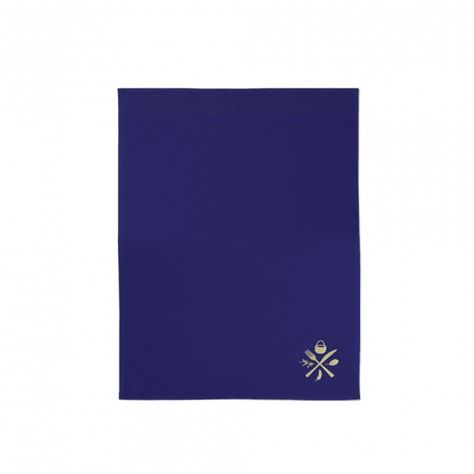 Essuie-mains en toile de coton Sukaldea Marine