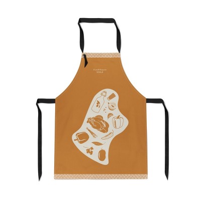 Tablier coton Kontatu 7 Provinces Le Poulet Basquaise Soule
