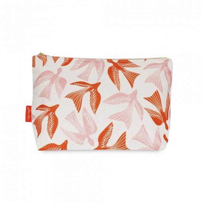 Trousse de toilette coton Bakea couleur Sunset