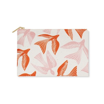 Pochette plate coton Bakea couleur Sunset