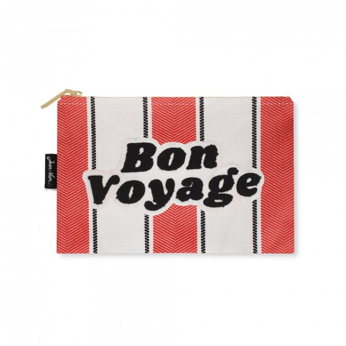 Pochette plate coton Paseo Rouge