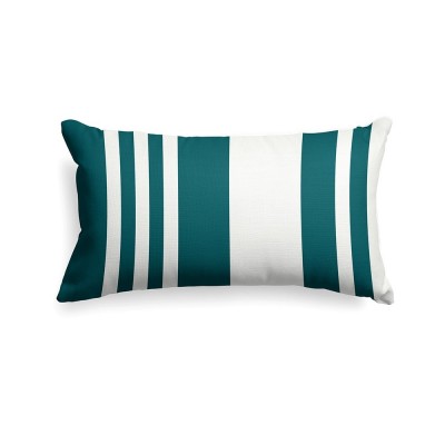 Housse de coussin coton Pampelune Vert Pin 25x45 cm