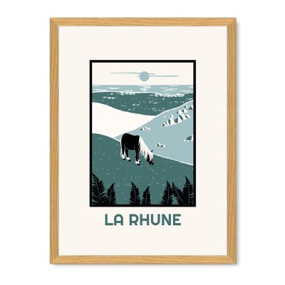 Póster La Rhune Vert Foret